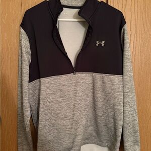 LG Black and Gray Under Armour Quarter Zip